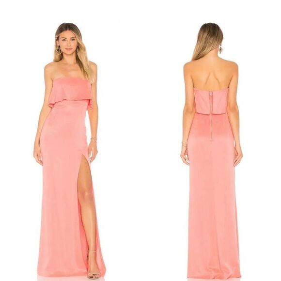 Lovers + Friends Anzen Gown in Strawberry Ice size Medium (READ) 13-17 - Picture 1 of 9